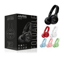 Auris Tek Mikrofonlu 5.0 Silikonsuz Kablosuz Kulak Üstü Bluetooth Kulaklık
