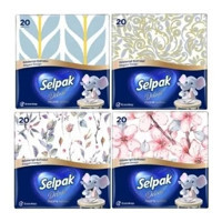Selpak Deluxe Desenli Kağıt Peçete 12x20'li