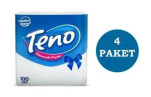 Teno Ekonomik Kağıt Peçete 4x100'lü