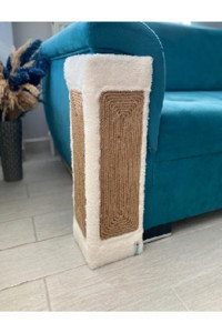 Nursoft 50 cm Kedi Tırmalama Tahtası Beyaz