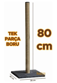 Kayton 80 cm Kedi Tırmalama Direği Antrasit