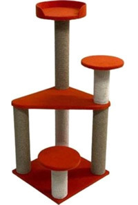 Bedspet M:3 Oturaklı Merdivenli Katlı Kedi Tırmalama Tahtası