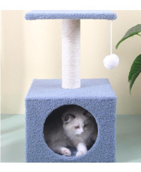 Nursoft Oturaklı Oyuncaklı 75 cm Kedi Tırmalama Tahtası