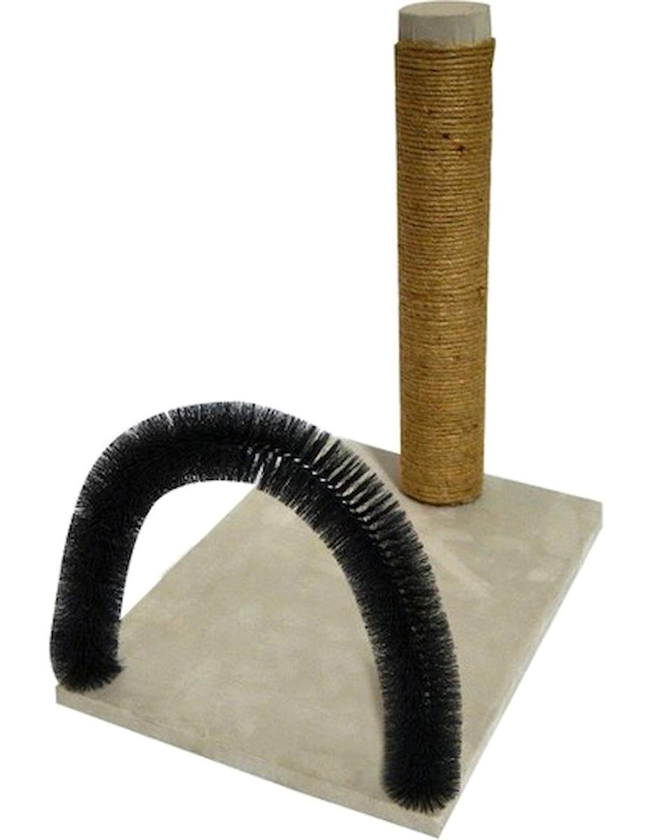 Bio Sand Kaşımalı 40 cm Kedi Tırmalama Direği Kahverengi