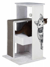 Trixie Oturaklı Oyuncaklı Katlı 101 cm Kedi Tırmalama Evi
