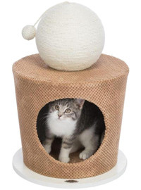 Trixie Oyuncaklı 50 cm Kedi Tırmalama Evi