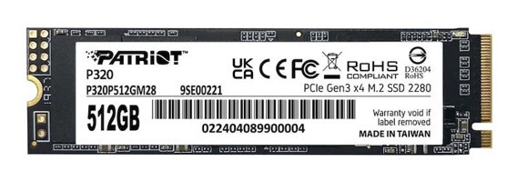 Patriot P320 PCIE M2 512 GB m2 2280 SSD