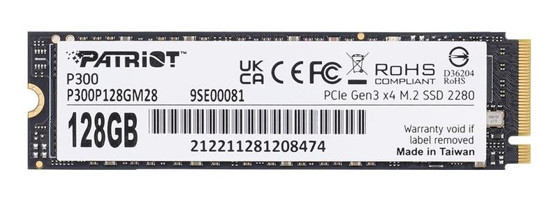 Patriot P300 P128GM28 PCIE M2 128 GB m2 2280 SSD