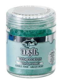 Dr. Gusto Yenilebilir Metalik Yeşil Toz Gıda Boyası 10 gr