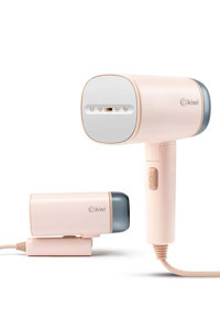 Kiwi KSI 645 1200 W 18 gr/dk Alüminyum Tabanlı Kablolu Buharlı Seyehat Ütüsü Pembe