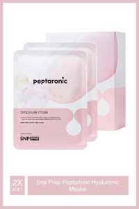 Snp Prep Peptaronic Hyaluronic Nemlendiricili Kağıt Yüz Maskesi