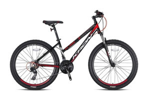 Kron XC 100 Lady 27.5 Jant 21 Vites Amortisörlü Dağ Bisikleti Gri-Kırmızı-Siyah