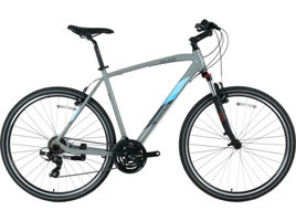 Bisan TRX 8100 V 28 Jant 21 Vites Amortisörlü Şehir / Tur Bisikleti Gri-Mavi