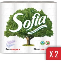 Sofia 2 Katlı 2x32'li Rulo Tuvalet Kağıdı