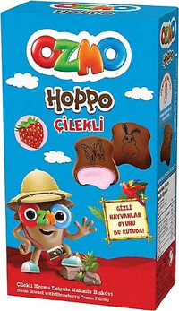 Şölen Ozmo Hoppo Çilekli Bisküvi 12x40 gr