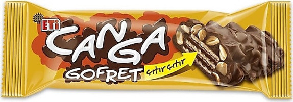Eti Canga Yer Fıstıklı Gofret 16x34 gr