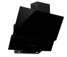 Elenberg ELB-3000 140 W 650 m3/h 60 cm Cam Karbon Filtreli Bacalı Duvar Tipi Davlumbaz Siyah