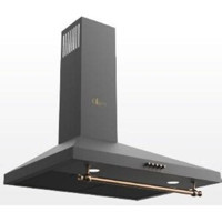 GL General GLD 039RS 115 W 650 m3/h 60 cm Bacalı-Bacasız Duvar Tipi Davlumbaz Siyah