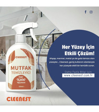 Cleenest Doğal % 100 Yağ Çözücü Sıvı Sprey Mutfak Temizleyici 500 ml