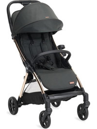 Kraft Expo Katlanabilir Tek Elle Kapanan Tam Yatar Baston Bebek Arabası Siyah