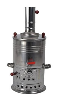 Zarif İş 3.5 lt Çelik Tek Demlikli Tek Musluklulu Elektrikli Semaver Gümüş
