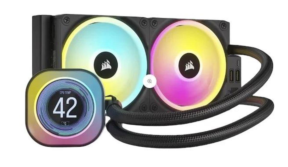 Corsair iCUE Link H100i 2 Fanlı Sıvı Soğutmalı RGB Masaüstü İşlemci Soğutucu
