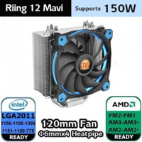 Thermaltake Cl-p022-al12bu-a 1 Fanlı Fan Soğutmalı Masaüstü İşlemci Soğutucu