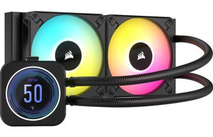 Corsair İcue H100i Elıte 2 Fanlı Sıvı Soğutma RGB Masaüstü İşlemci Soğutucu