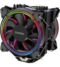 Dark Dkccx128 4 Pin 2 Fanlı Fan Soğutmalı RGB Masaüstü İşlemci Soğutucu