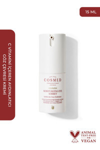 Cosmed Mousturizing Tüm Ciltler için C Vitaminli Göz Çevresi Krem Şişe 15 ml