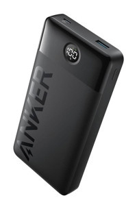 Anker A1367 20000 mAh Hızlı Şarj Dijital Göstergeli USB Type A Çoklu Bağlantı Powerbank Siyah