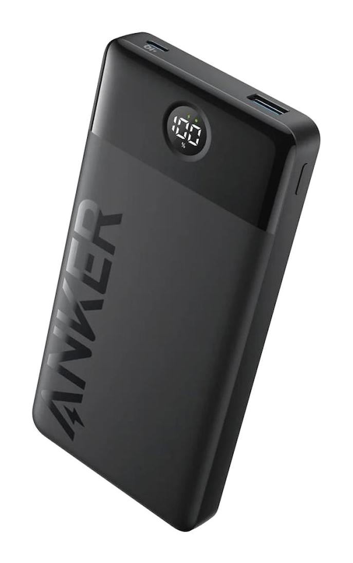 Anker 324 10000 mAh Hızlı Şarj Dijital Göstergeli USB Type C Powerbank Siyah
