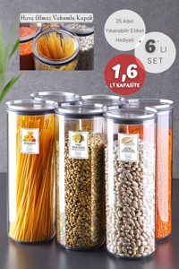 Nandy Home 12'li Plastik Saklama Kabı 6x1.6 lt