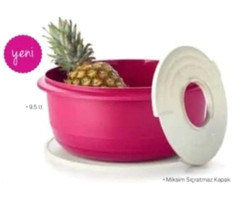 Tupperware Miksim 3'lü Plastik Saklama Kabı 9.5 lt