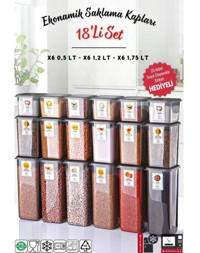 Nandy Home 36'lı Kare Plastik Saklama Kabı