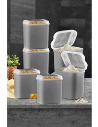 Vip Ahmet 12'li Plastik Saklama Kabı 6x4.5 lt