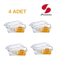 Paşabahçe Frigo 8'li Cam Saklama Kabı 4x480 ml