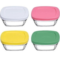 Paşabahçe 96840 16'lı Dikdörtgen Cam Saklama Kabı 8x310 ml