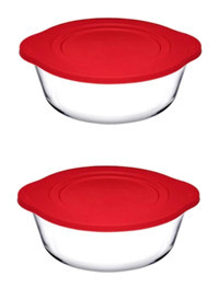 Paşabahçe 59001 4'lü Cam Saklama Kabı 2x2.1 lt
