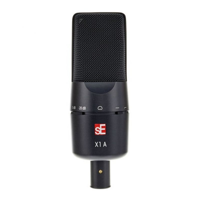 sE Electronics X1A Condenser Kablolu Yayıncı Siyah El Mikrofon