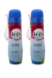 Veet Hassas Ciltler İçin Koltuk Altı Bacak Genital Bölge Kadın Tüy Dökücü Sprey 2x150 ml