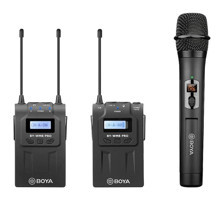Boya By-Wm8 Pro-K4 Condenser Kablosuz Yayıncı Siyah Yaka Mikrofon