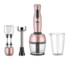 Fakir Lucca Q 1000 W Çırpıcılı Turbo Fonksiyonlu Pembe Mikser Seti