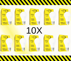 Lorex LR-LA9 10'lu 9 W Tasarruflu Beyaz E27 Armut LED Ampul