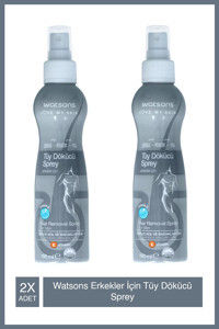 Watsons Love My Skin Tüm Ciltler İçin Koltuk Altı Bacak Genital Bölge Erkek Tüy Dökücü Sprey 2x150 ml