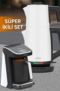 Goldmaster 2'li Elektronik Çeyiz Seti Beyaz