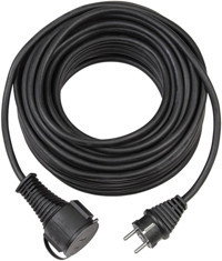 Brennenstuhl Bremaxx 250 W 1 25 m Uzatma Kablosu Siyah