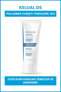 Ducray Kelual DS Pullanma Karşıtı Tüm Ciltler Yüz Temizleme Jeli 200 ml