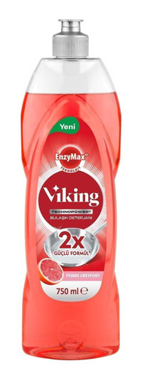 Viking Technopower Pembe Greyfurt Kokulu El Bulaşık Deterjanı 750 ml