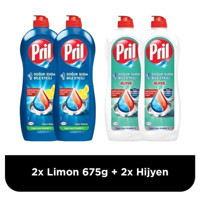 Pril Türkiye Serisi Amasya Limon Kokulu El Bulaşık Deterjanı 4x675 gr